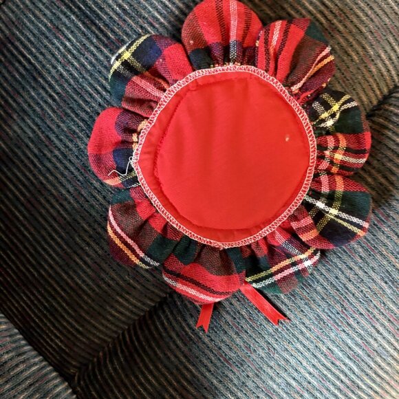 vintage doll face hanging decor kitchy christmas creepy dolly baby flat face - Picture 4 of 8